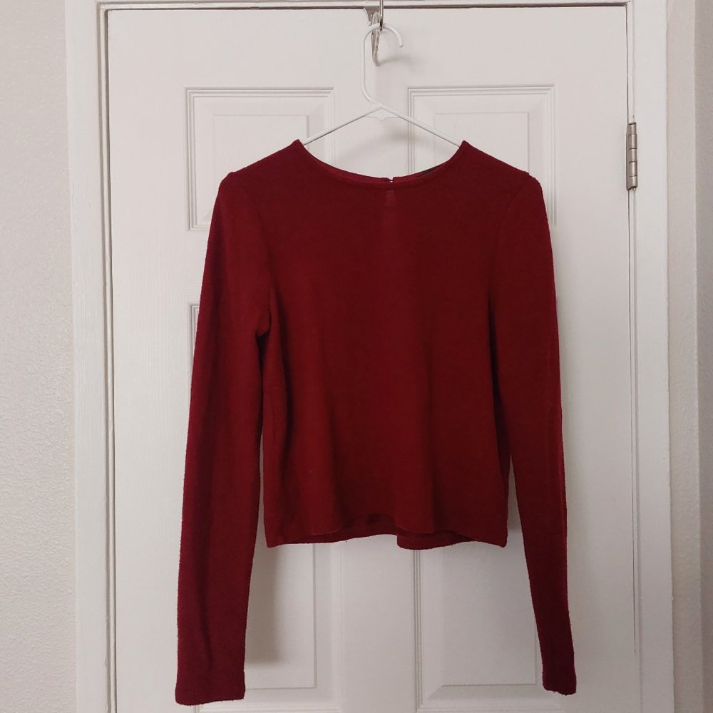 J.Crew cropped super-soft sweater | size S